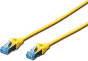 Patchkabel, RJ45-Stecker, gerade auf RJ45-Stecker, gerade, Cat 5e, SF/UTP, PVC, 2 m, gelb