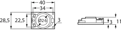 LSM-S30M/K, 8 OHM EKULIT Akustische Signalgeber Bild 2