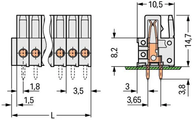 734-480 WAGO PCB Connection Systems Image 2