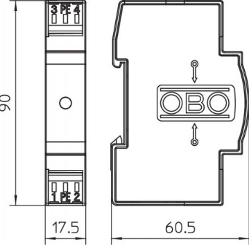 5097453 OBO Bettermann Überspannungsschutz Bild 3