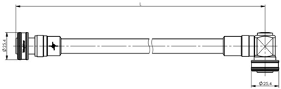 100009936 Telegärtner Assembled Coaxial Cables