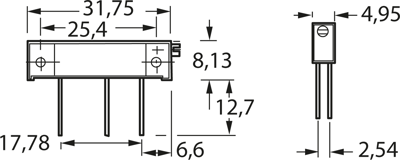 78PR2KLF BI Technologies Trimmpotentiometer Bild 2