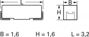 TAJA105M016R AVX Tantalum Capacitors