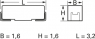 Tantal-Kondensator, SMD, A, 1 µF, 16 V, ±20 %, TAJA105M016R