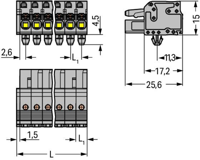 2231-113/008-000 WAGO PCB Connection Systems Image 2