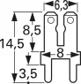 3866C.68 Vogt Flachstecker