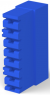 Buchsengehäuse, 8-polig, RM 5 mm, gerade, blau, 521210-1