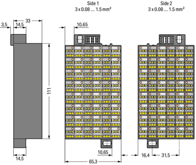 726-421 WAGO Interfacesteckverbinder, Bus Steckverbinder Bild 3