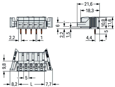 722-246/039-000 WAGO PCB Connection Systems Image 2