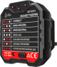 Steckdosentester, VA-LABS SDT0010, mit RCD-Prüfung