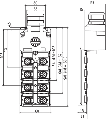 1705923000 Weidmüller Sensor-Aktor Verteilerboxen Bild 2