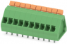 Leiterplattenklemme, 10-polig, RM 3.81 mm, 0,14-1,5 mm², 12 A, Federklemmanschluss, grün, 1747957
