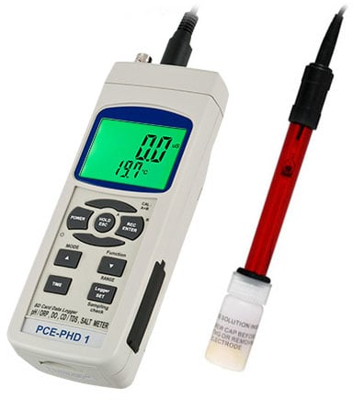 PCE-PHD 1-R PCE Instruments Leitfähigkeitmessgeräte, PH-Meter, Refraktometer Bild 1