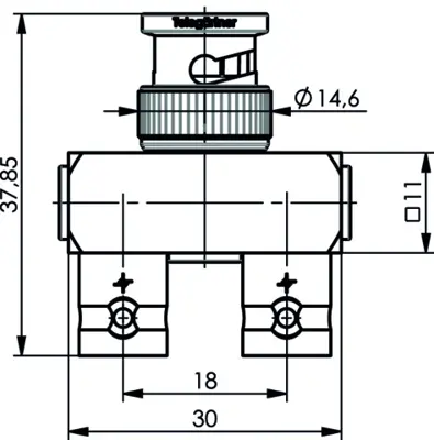 100123579 Telegärtner Koaxial Adapter Bild 2