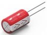 Elektrolytkondensator, 100 µF, 10 V (DC), ±20 %, radial, RM 2 mm, Ø 5 mm