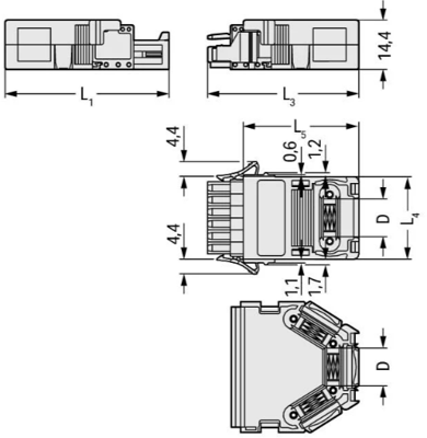 734-603 WAGO Zubehör für Anschlussklemmen Bild 2