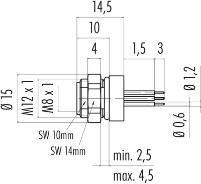 86 6518 1100 00006 binder Sensor-Actuator Connectors Image 2