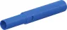 4 mm plug, screw connection, 2.5 mm², CAT II/CAT III, blue, 66.2047-23