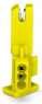 Buchsenmodul, 1-polig, Push-Wire-Anschluss, 1,0 mm², gelb, 267-110