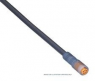 Sensor-Aktor Kabel, M8-Kabeldose, gerade auf offenes Ende, 5-polig, 20 m, PVC, schwarz, 3 A, 934871017