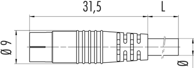 79 9001 15 03 binder Sensor-Aktor Kabel Bild 2