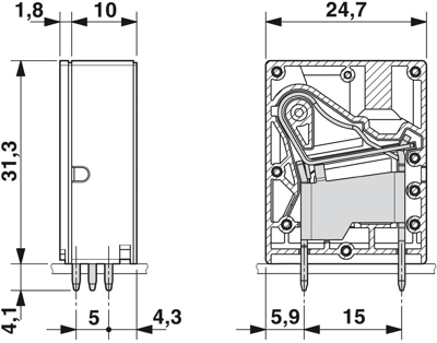 1735862 Phoenix Contact PCB Terminal Blocks Image 2