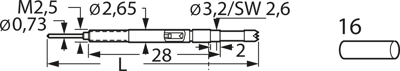 F88516B180G350SM Feinmetall Prüfstifte Bild 3