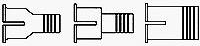 7-745129-1 AMP Zubehör für D-Sub Steckverbinder, USB Steckverbinder, PC Steckverbinder