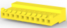 Buchsengehäuse, 10-polig, RM 3.96 mm, gerade, gelb, 4-644663-0