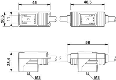 1458431 Phoenix Contact Sensor-Actuator Cables Image 2