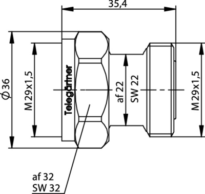 100024555 Telegärtner Coaxial Adapters Image 2