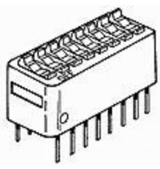 3-435640-7 Alcoswitch Schiebeschalter und Kodierschalter