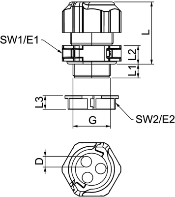 2024988 OBO Bettermann Cable Glands Image 3