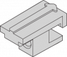 Rückwandhalter für Kassetten, 5 Paar