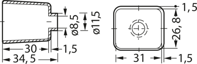 4311.9403 SCHURTER Zubehör für Netzsteckverbinder Bild 2