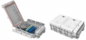 FTTH Anschluss-Box, 48 x SC Simplex/LC Duplex/E2000, (B x H x T) 232 x 359 x 130.5 mm, grau, FTTH-BOX-OUT-5