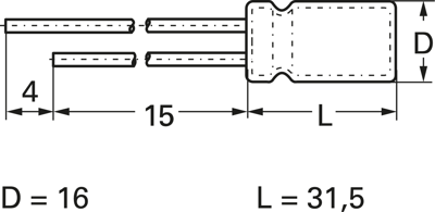 GRC00JS3321E00L Vishay Electrolytic Capacitors Image 2