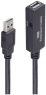 USB 2.0 Verlängerungskabel, USB Stecker Typ A auf USB Buchse Typ A, 5 m, schwarz