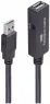 USB 2.0 Verlängerungsleitung, USB Stecker Typ A auf USB Buchse Typ A, 5 m, schwarz