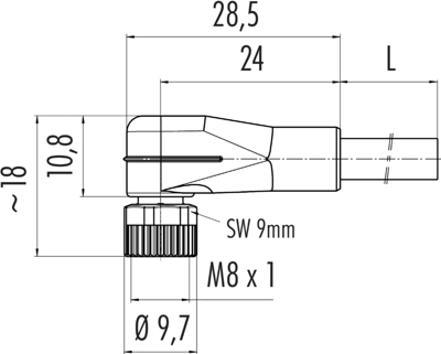 79 3463 52 06 binder Sensor-Aktor Kabel Bild 2