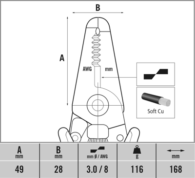 T3894 C.K Tools Abisolierzangen, Abmantelungswerkzeuge Bild 3