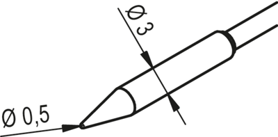 0462PDLF005/SB Ersa Lötspitzen, Entlötspitzen und Heißluftdüsen Bild 2