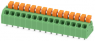 Leiterplattenklemme, 15-polig, RM 3.5 mm, 0,2-0,75 mm², 13.5 A, Federklemmanschluss, grün, 1864419