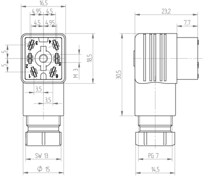 932448100 Hirschmann Automation and Control Device Connectors Image 2