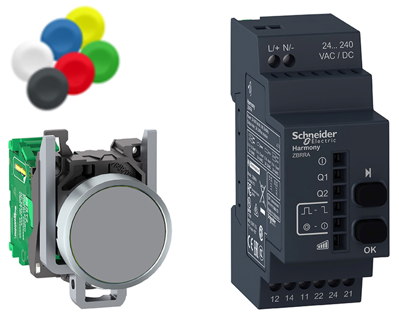 XB4RFA02 Schneider Electric Actuators, Signal Elements and Front Elements