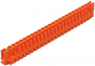 Buchsenleiste, 23-polig, RM 5.08 mm, gerade, orange, 232-183/047-000