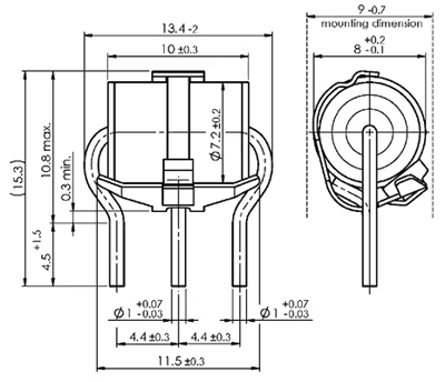 B88069X8300B502 TDK (EPCOS) Gas Discharge Tubes Image 2