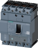 Leistungsschalter, 4-polig, S Charakteristik, 160 A, DIN-Schiene