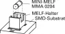 C42408-A26-A1 MELF-HALTER Semiconductor Sockets, Holders