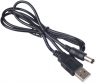 Netzkabel USB-A auf DC 2,5 x 5,5 0,8 m